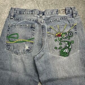Chip Papper Jeans Women Size 27 Make In USA Embroidered